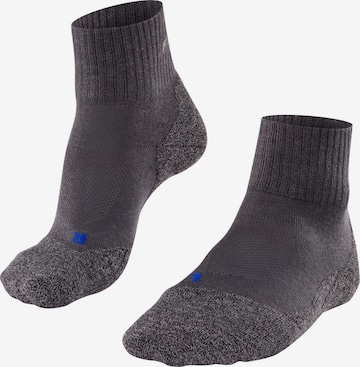 FALKE Athletic Socks 'TK2 Explore Cool Short' in Grey: front