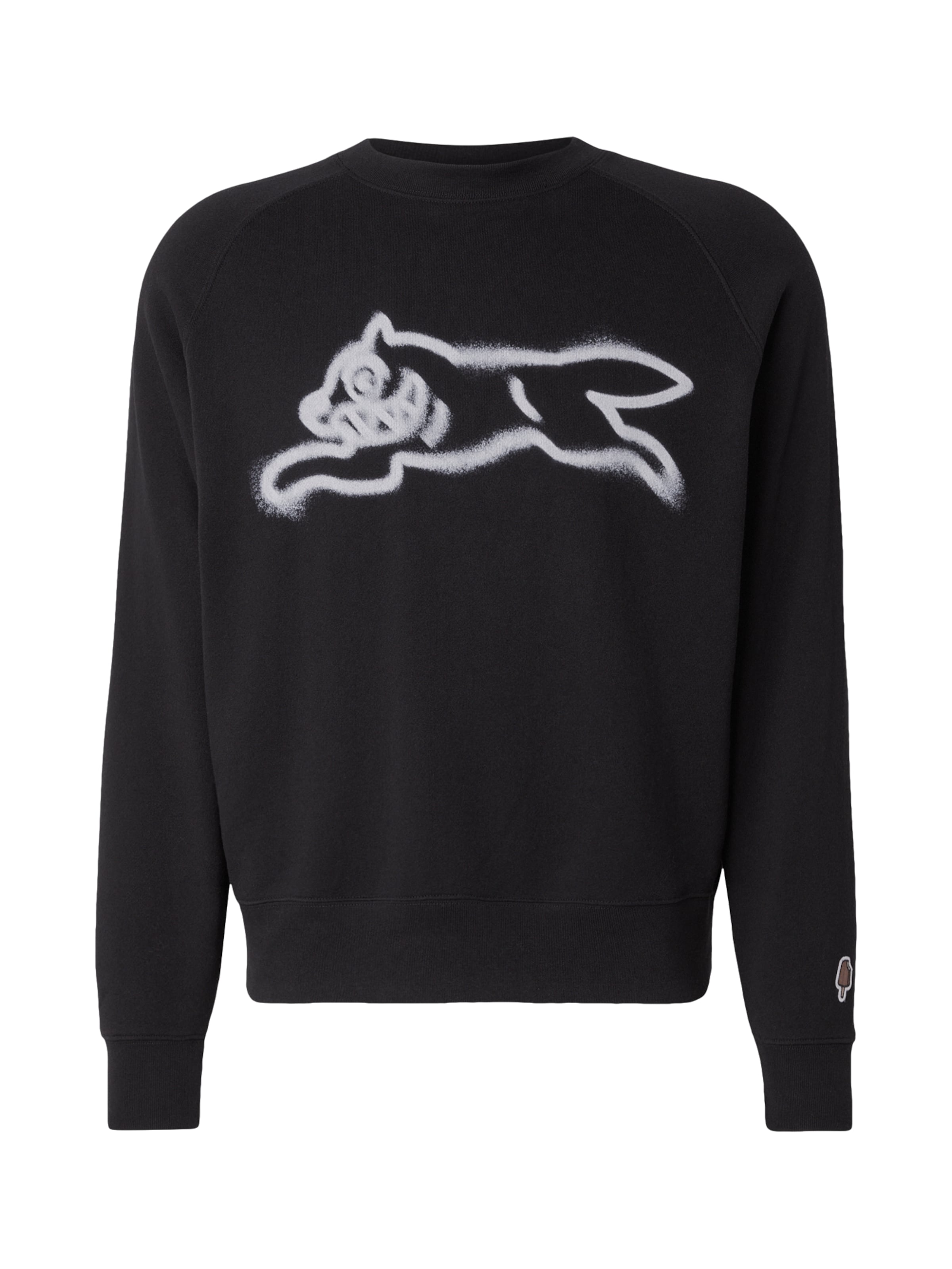 Billionaire Boys Club Свитшот 'Ice Cream' в Черный: спереди