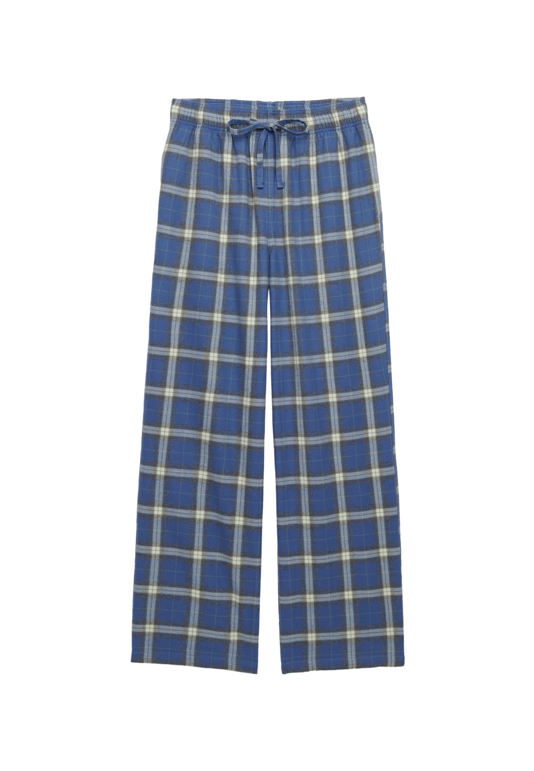 Superdry Wide leg Broek in Blauw: voorkant