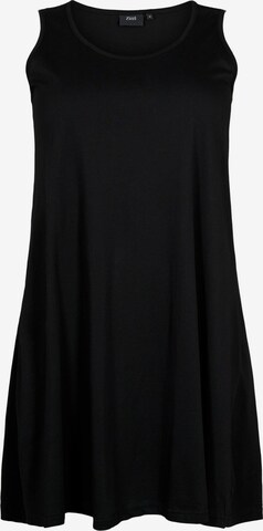 Zizzi Sommerkleid 'VMIRA' in Schwarz: predná strana