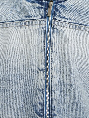 Bershka Between-Season Jacket in Blue