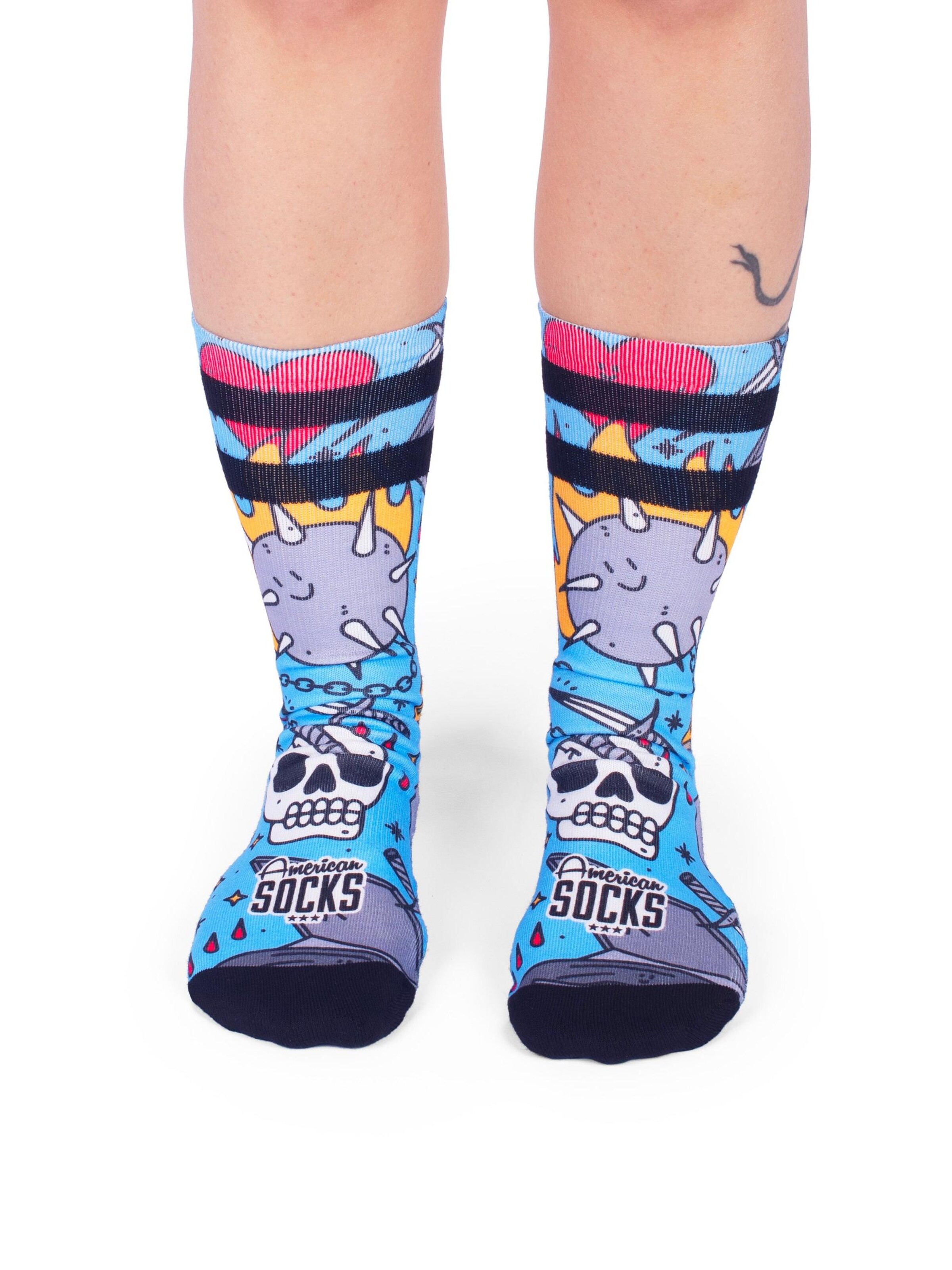 Chaussettes 'Blast' American Socks en bleu