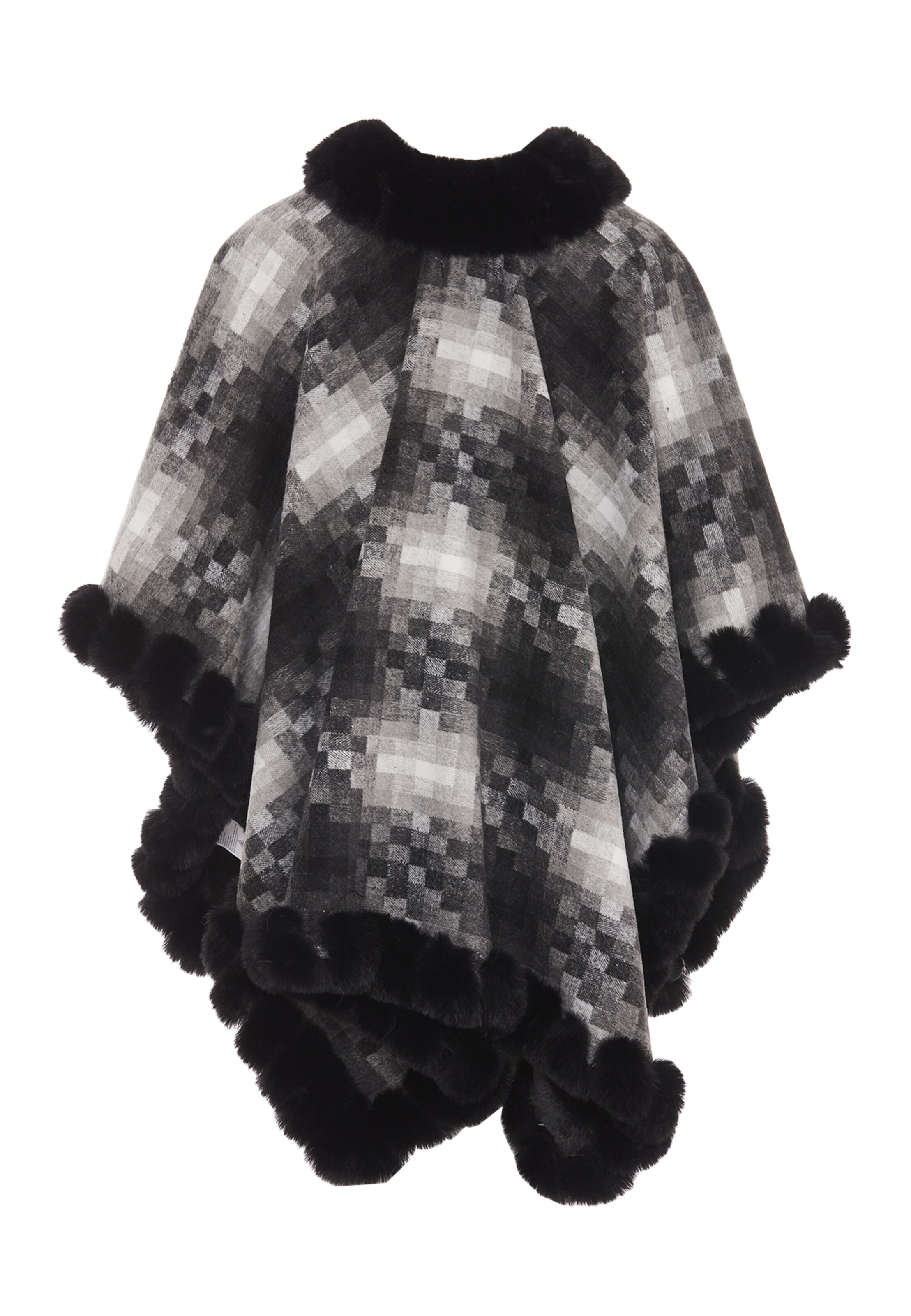 FRAULLY Кейп в Черный