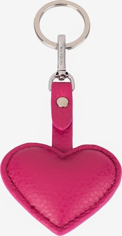 Porte-clés 'Heart' Roeckl en rose : devant