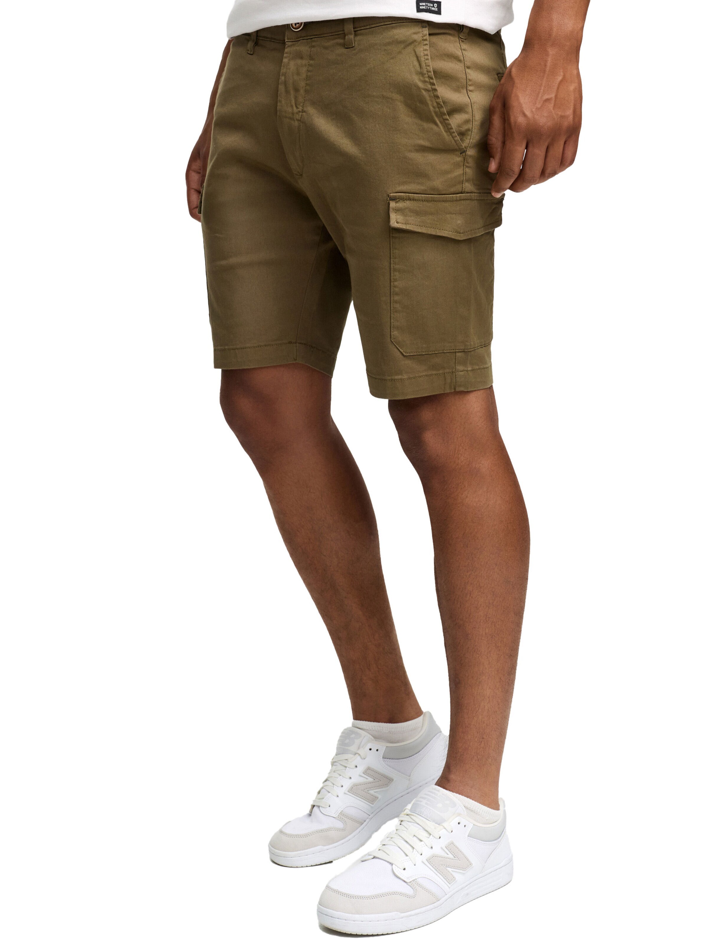 INDICODE Regular Cargo Pants 'Indicode Laulax' in Brown