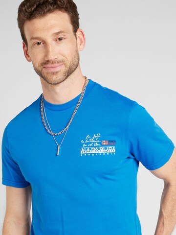 NAPAPIJRI T-Shirt 'COLVILLE' in Blau