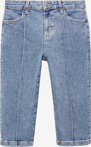 MANGO Slimfit Jeans 'LORA' in Blauw: voorkant
