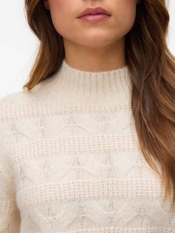 VERO MODA Sweater 'VMVIRG' in Beige