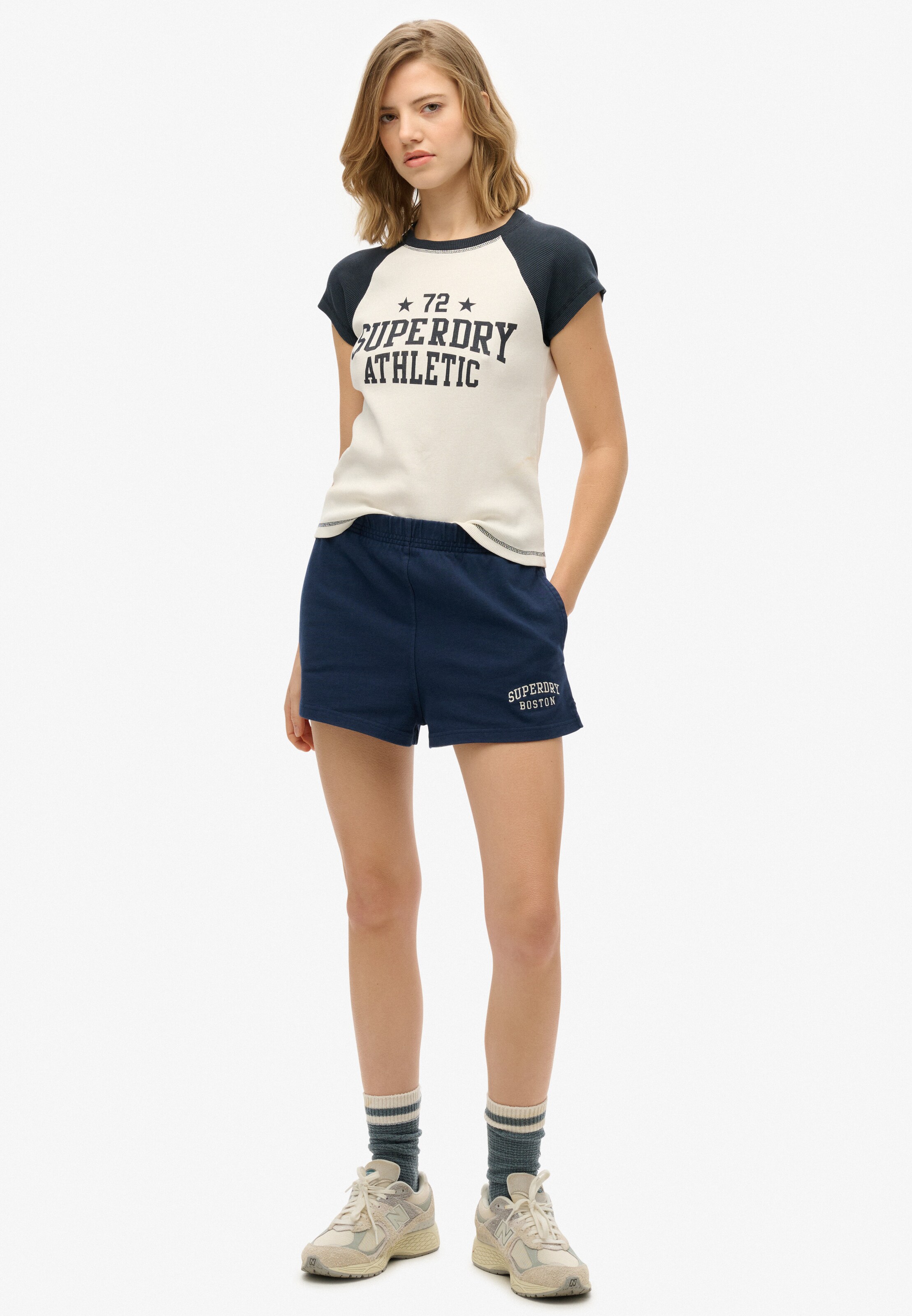 Superdry & Co Shirt 'Athletic Essentials' in White