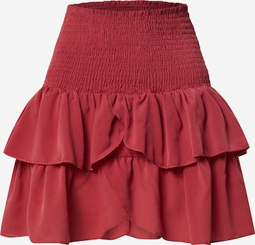 Neo Noir Skirt 'Carin' in Red: front