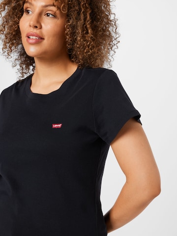 Levi's® Plus Shirt 'PL SS Baby Tee' in Black