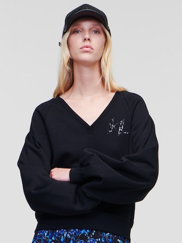 Karl Lagerfeld Tréning póló - fekete: elől