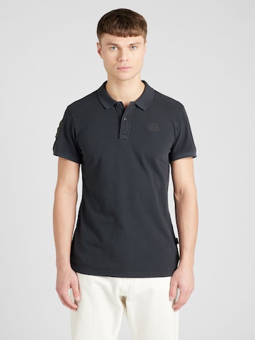 BLEND Poloshirt in Schwarz: predná strana