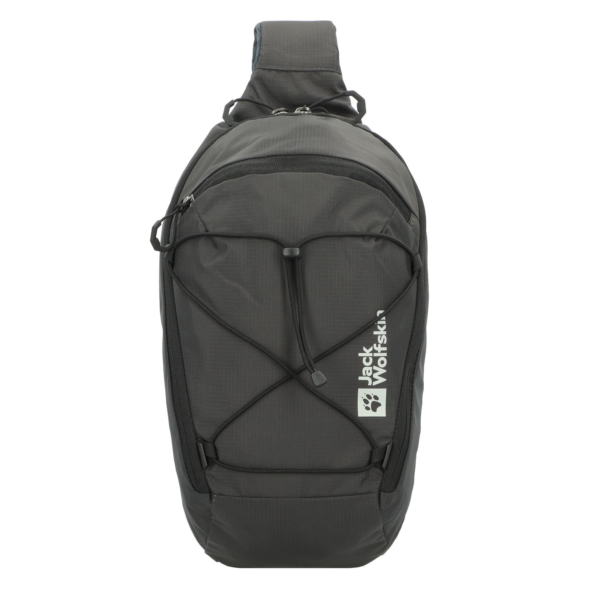 JACK WOLFSKIN Schoudertas 'Cyrox' in Zwart: voorkant