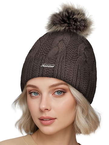 Neverless Beanie 'Katy' in Brown: front
