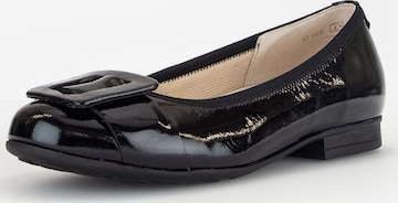 GABOR Ballet Flats in Black: front