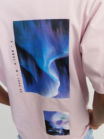T-Shirt 'Solarrize' JACK & JONES en violet