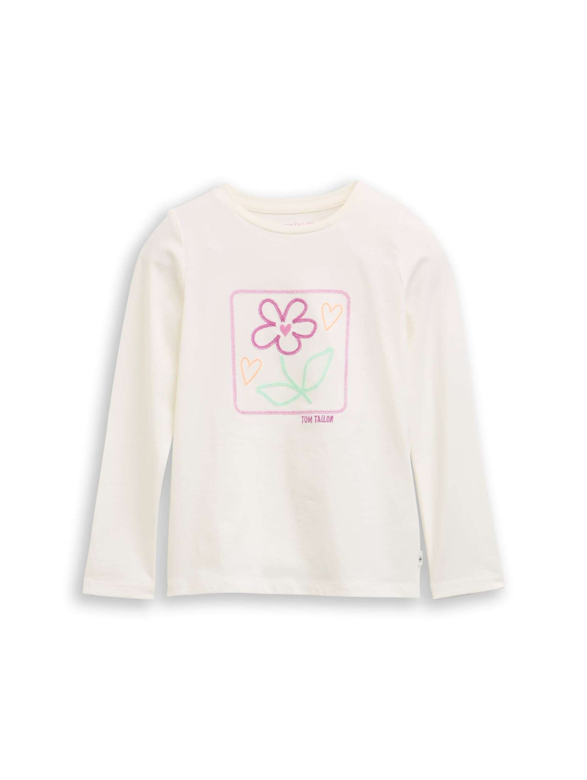 TOM TAILOR Shirt in White: front