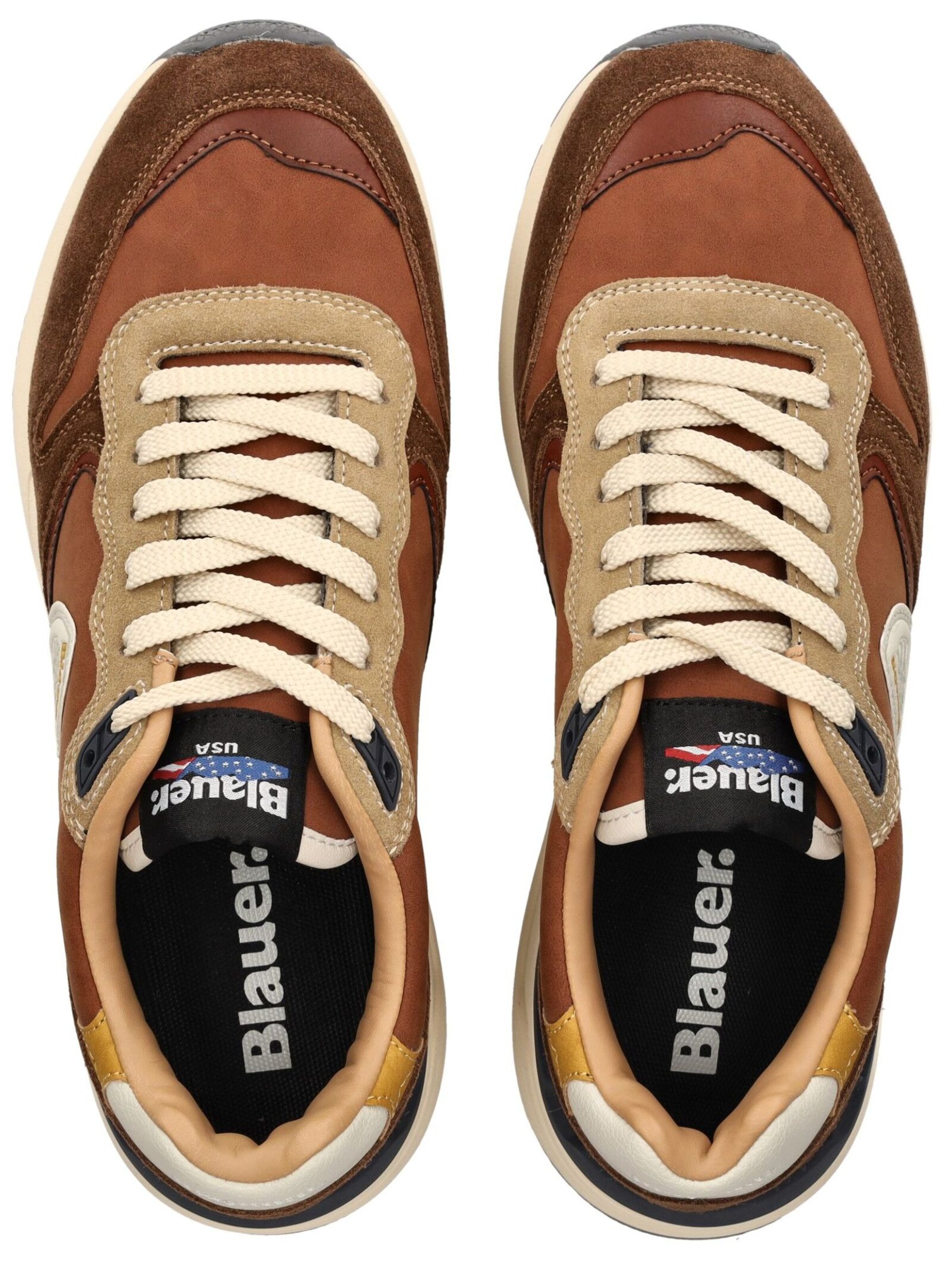 Blauer.USA Platform trainers 'Ray' in Brown