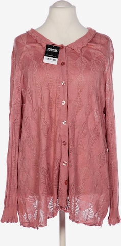 SHEEGO Strickjacke 6XL in Pink: Vorderseite
