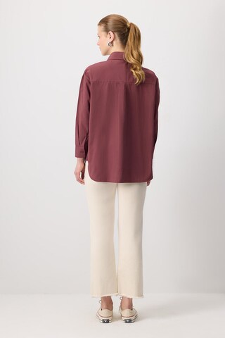 Touche Prive Blouse in Red