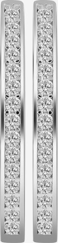 Akzent Earrings '"Avila" aus 925 Sterlingsilber, rhodiniert, langlebig' in Silver: front