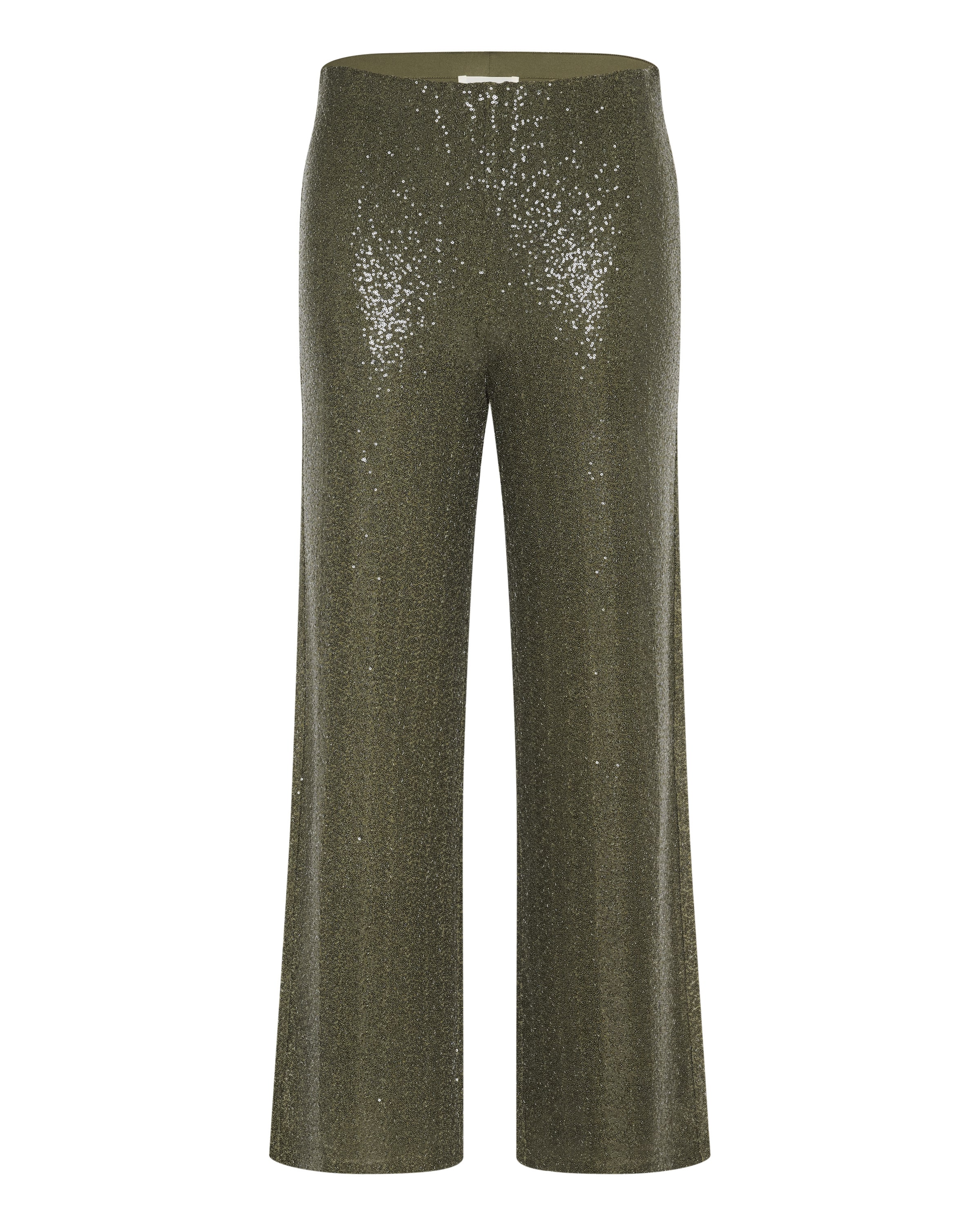 Part Two - regular Pantalón en verde: frente