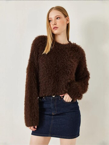 Bianco LucciPulover 'Pullover' - smeđa boja