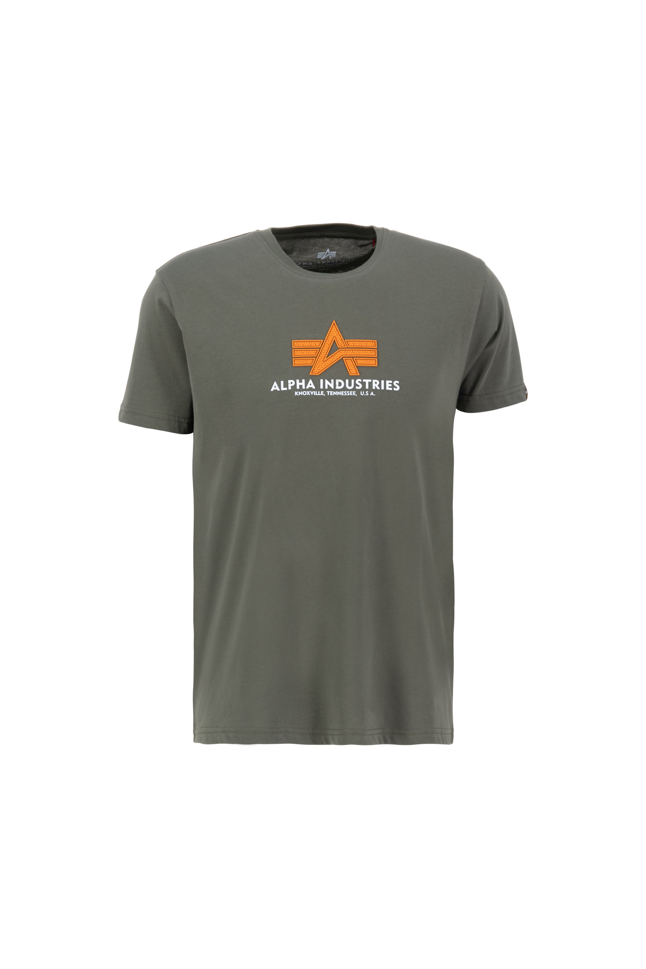 ALPHA INDUSTRIES Футболка в Зеленый: спереди