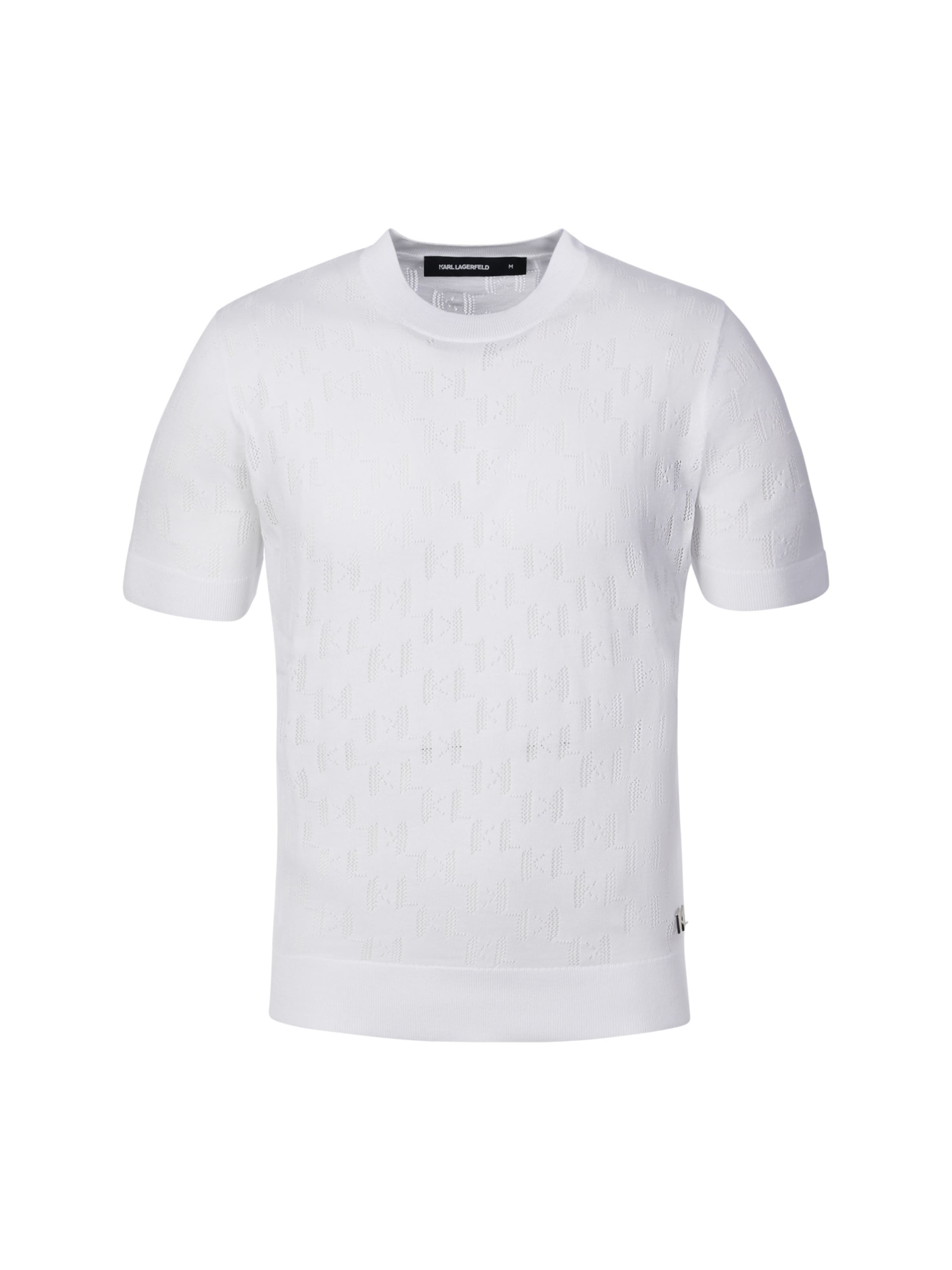 T-Shirt ' 655004 ' Karl Lagerfeld en blanc : devant