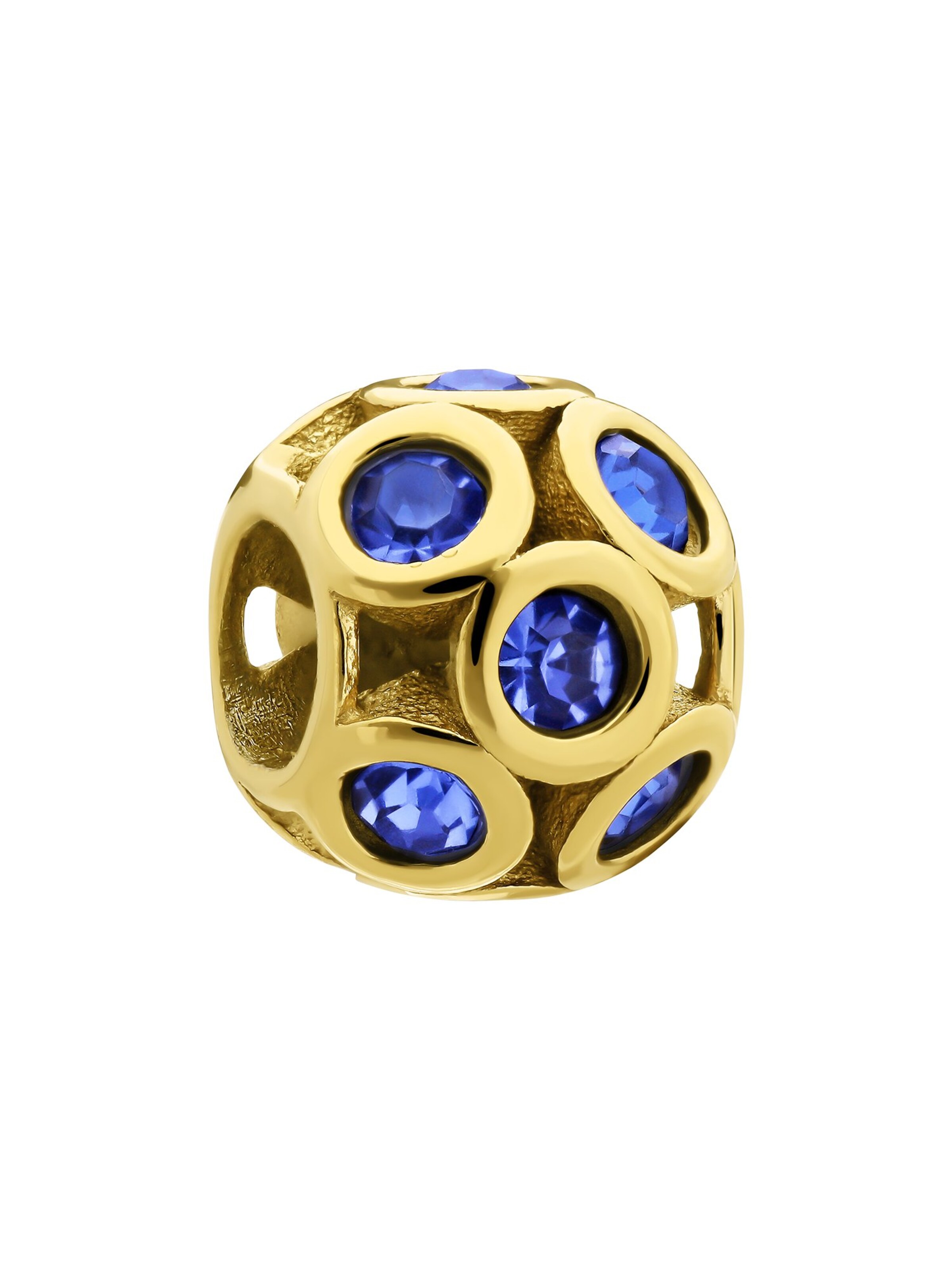 Lucardi Anhänger 'Basic' in Blau: Vorderseite