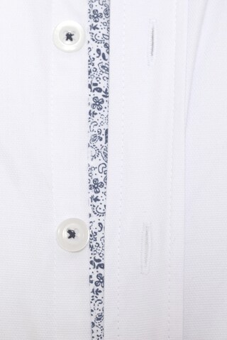 DENIM CULTURE - Ajuste regular Camisa 'MAURO' en blanco