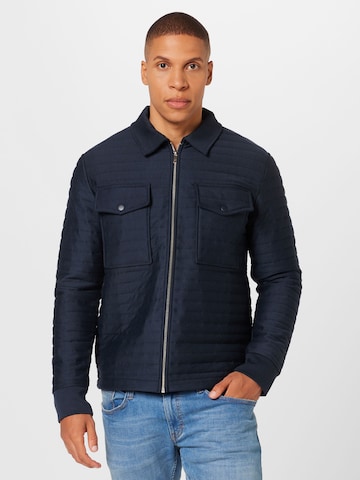 BURTON MENSWEAR LONDON Between-season jacket in Blue: front