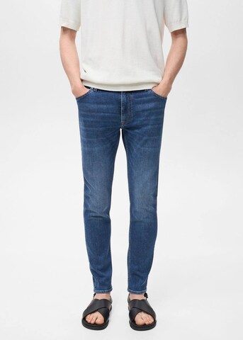 MANGO MAN Skinny Jeans 'Jude' in Blue: front