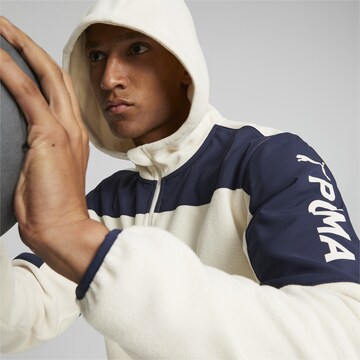 PUMA Athletic fleece jacket in White