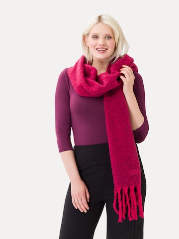 Les Lunes Scarf 'Ella' in Red: front