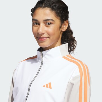 ADIDAS PERFORMANCESportska jakna 'Beyond The Course Colorblock Twistweave Full-Zip' - bijela boja