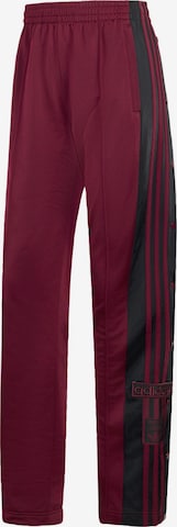 ADIDAS ORIGINALS Pants 'Adibreak' in Red: front