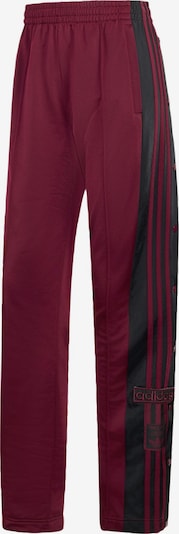 34/įprastas ilgis dydžio Kelnės 'Adibreak' iš ADIDAS ORIGINALS, spalva – vyno raudona spalva / juoda, Prekių apžvalga