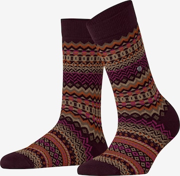 BURLINGTON Socken 'Fair Isle' in Rot: Vorderseite