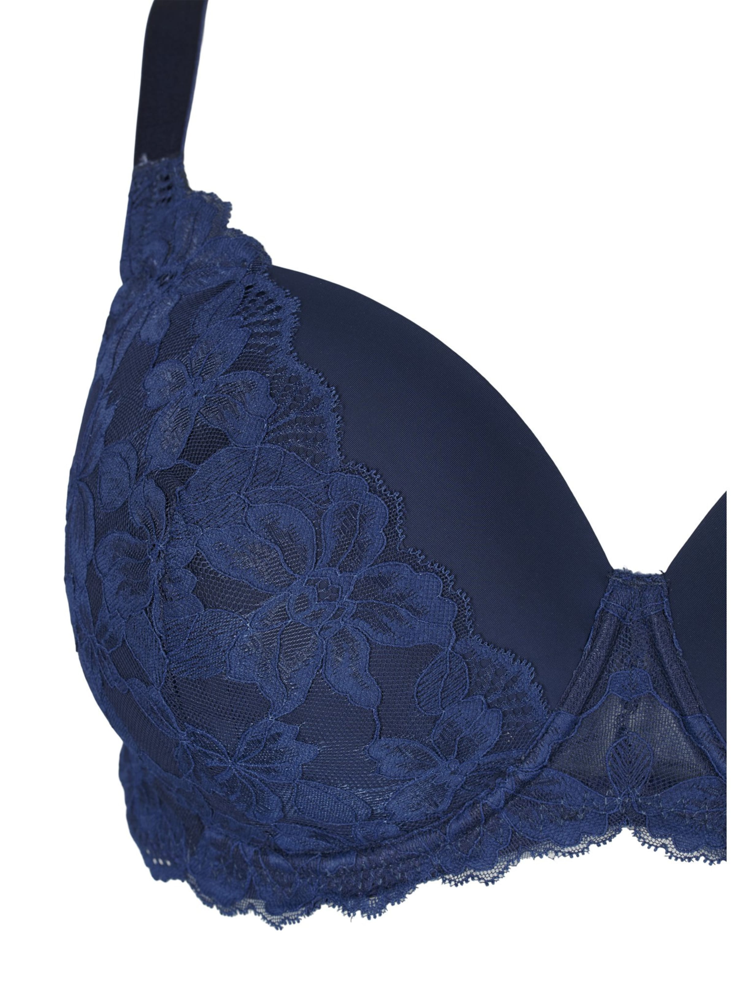 Devoted by Zizzi Bralette Bra 'Leva' in Blue