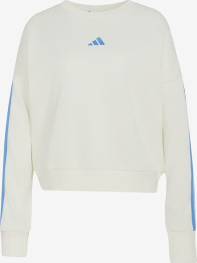 Sportinio tipo megztinis 'Essentials' iš ADIDAS SPORTSWEAR, spalva – azuro spalva / balkšva, Prekių apžvalga