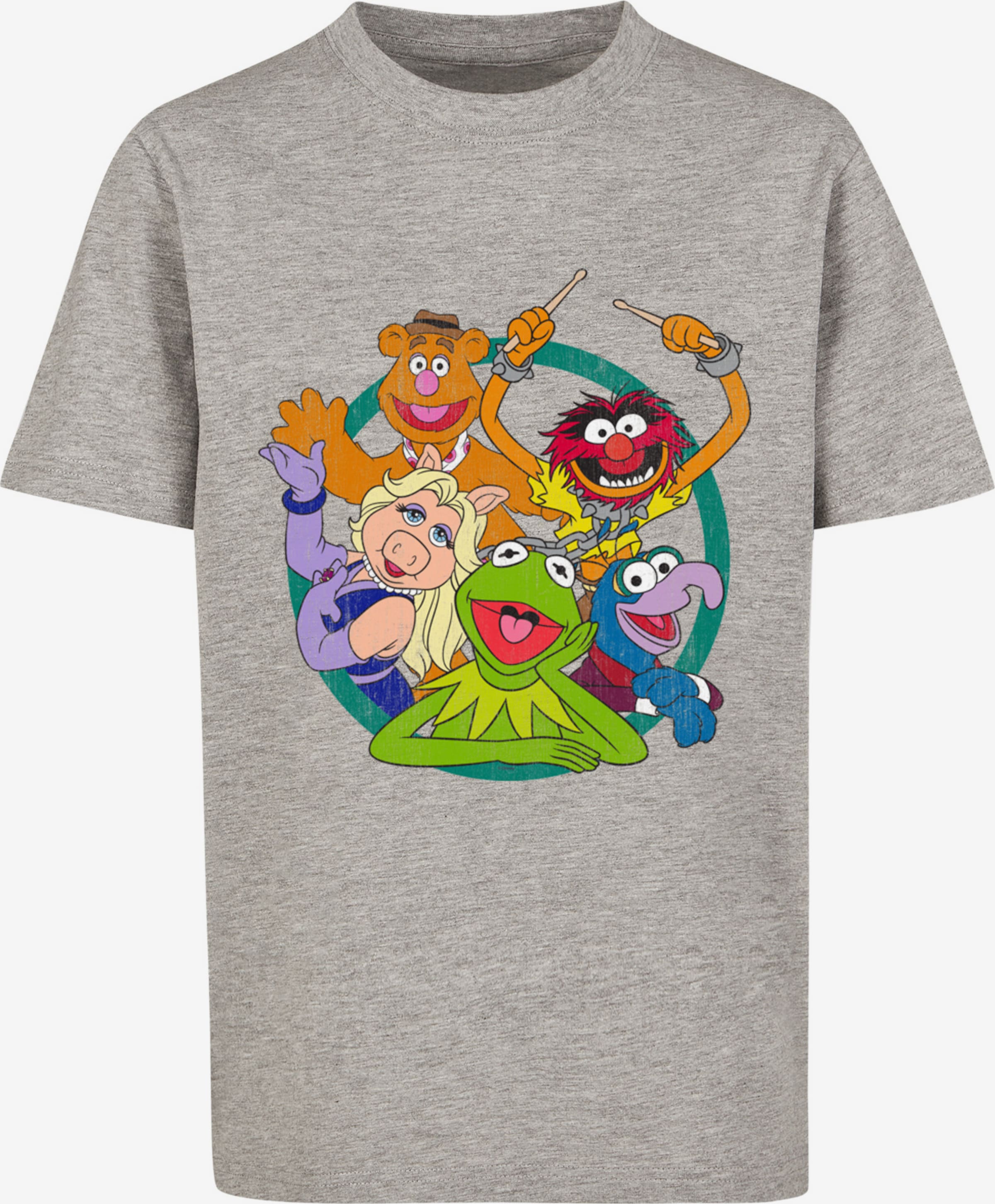 F4NT4STIC T-Shirt \'Disney The Muppets Group Circle\' in Graumeliert | ABOUT  YOU