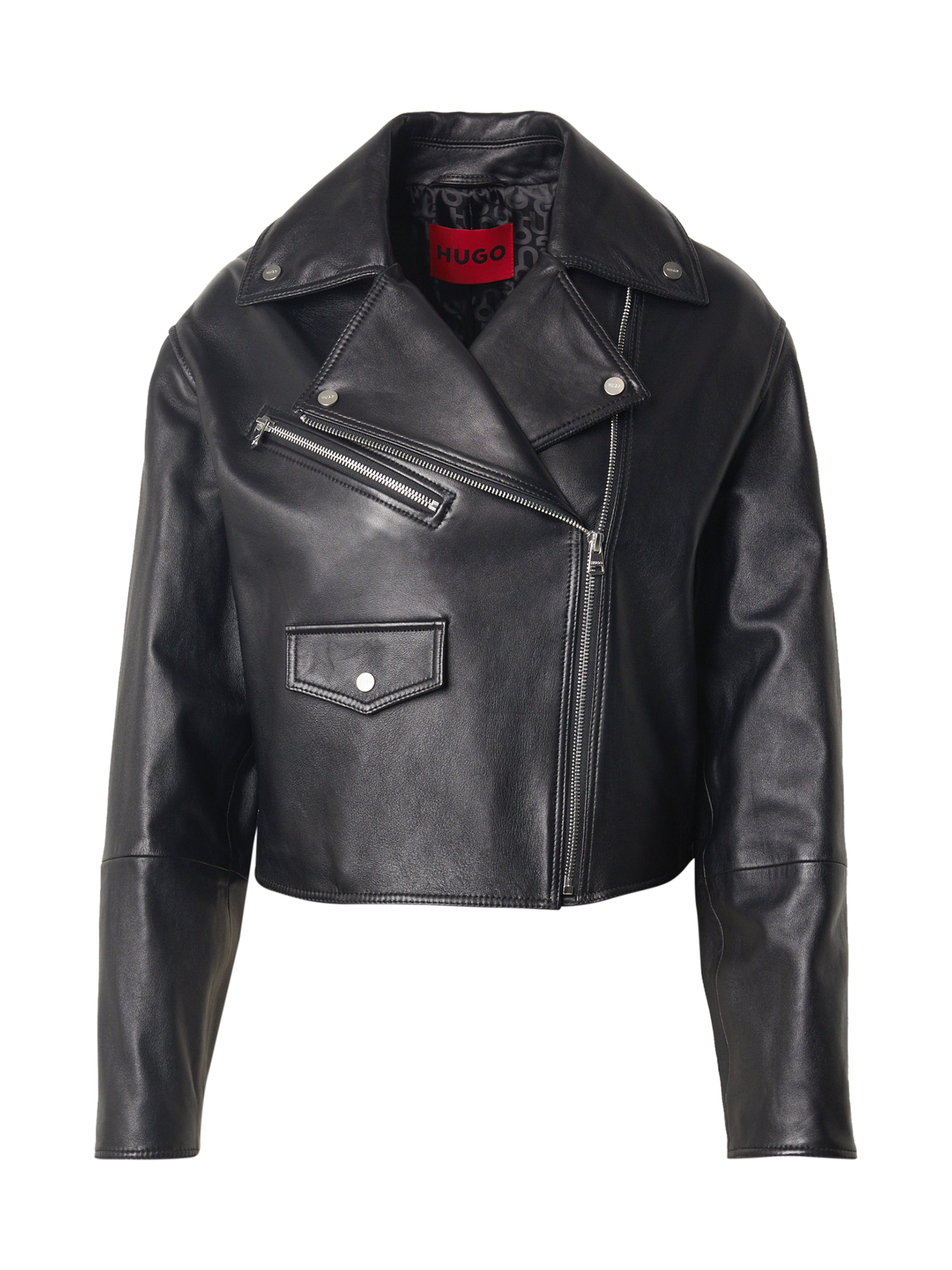 HUGO Övergångsjacka &#x27;Laridas&#x27; i svart: framsida