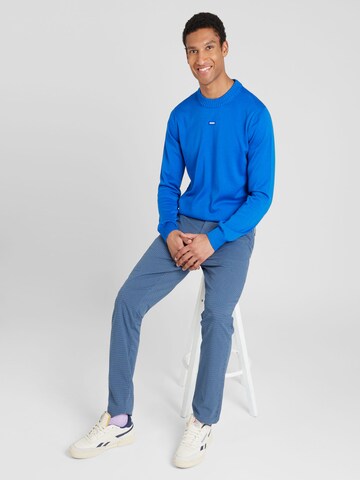 HUGO Пуловер 'San Cosmo' в синьо