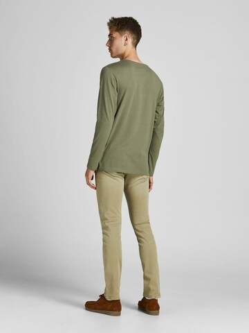 JACK & JONES Regular Broek 'GLENN' in Bruin