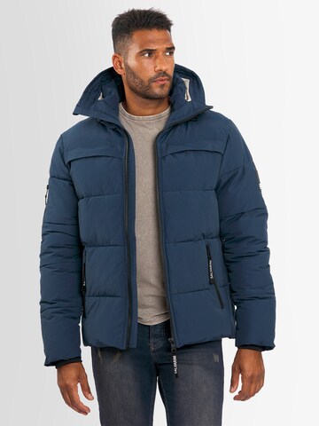 Veste d’hiver Alessandro Salvarini en bleu : devant