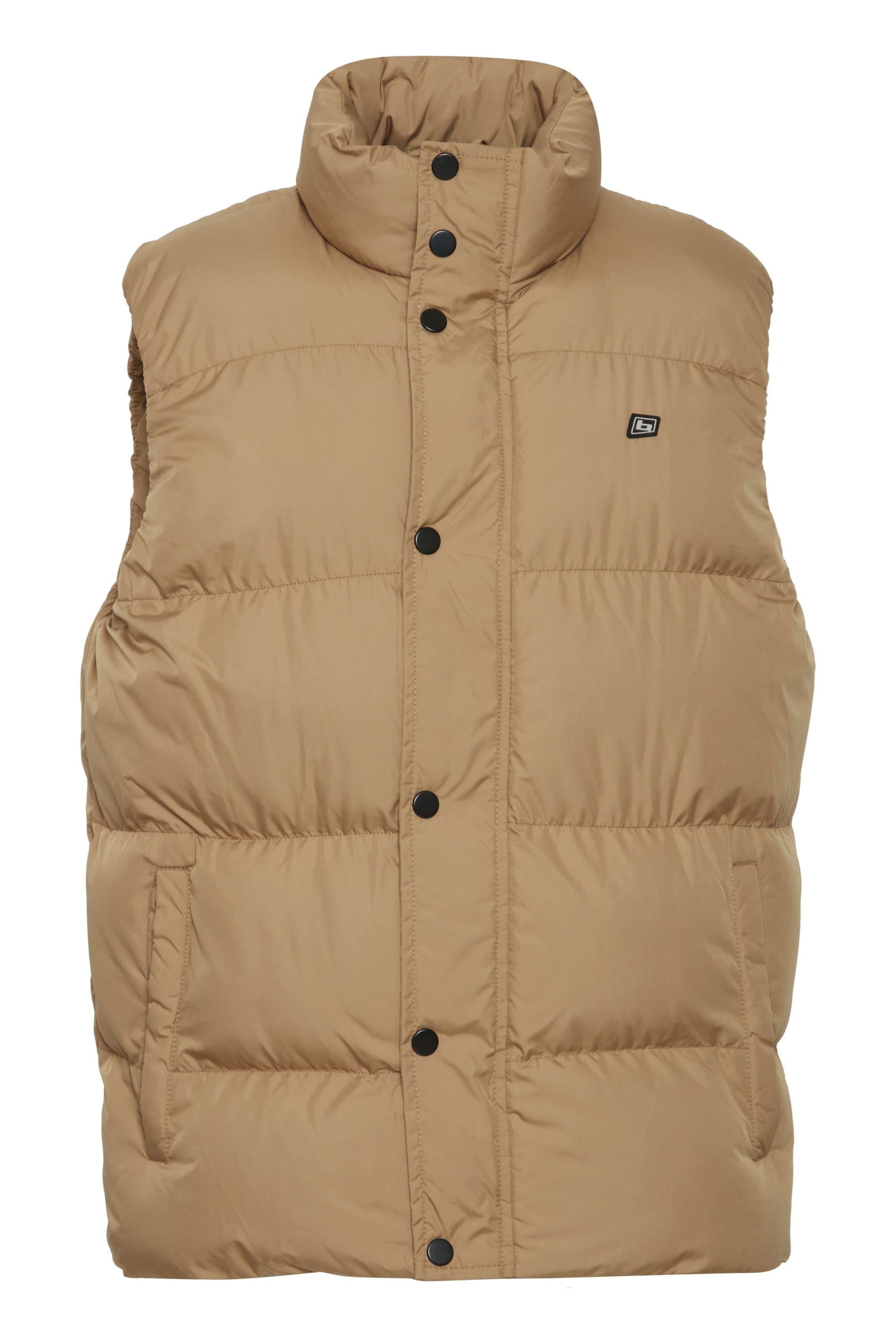 BLEND Weste 'Tomy' in Braun: Vorderseite