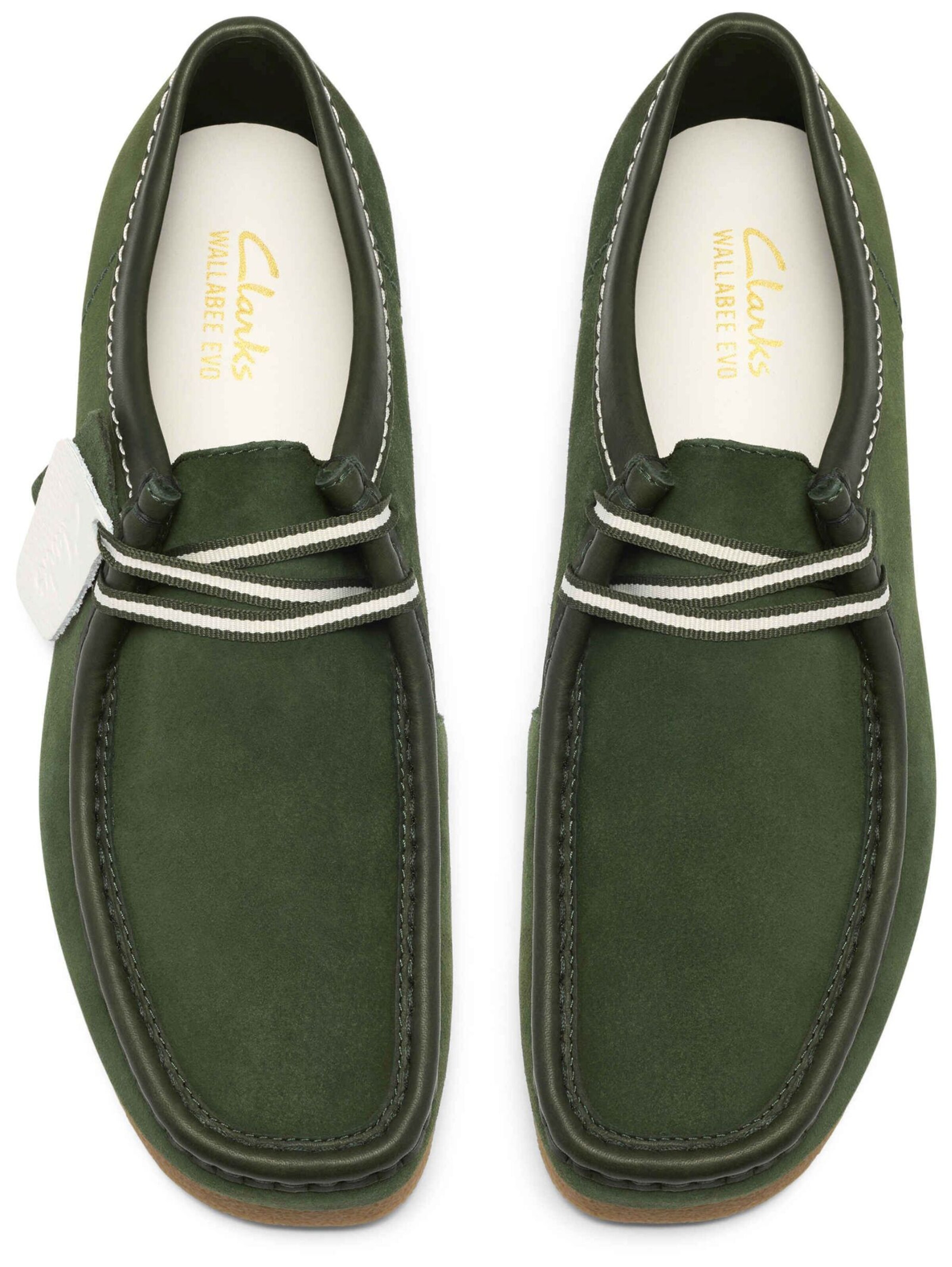 CLARKS Schnürschuh in Grün