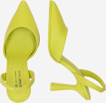 CALL IT SPRING - Zapatos destalonado 'MAYLOR' en amarillo